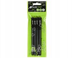Astra Zenith Pixel, Golyóstoll 0, 5 mm, fekete, kupakkal, 4 db, 201318019 (30678407)
