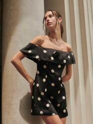 Shein Fekete Pöttyös Ruha (XL)