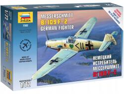 Zvezda Snap Kit repülőgép 7302 Messerschmitt B-109 F2 (1: 72)