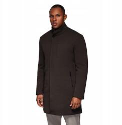 Ombre Férfi Kabát, strukturált, karcsúsított, sötétbarna, Size XXL (169547)