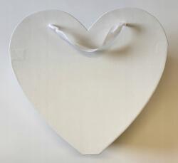 Vipolimex Díszdoboz fehér, szív alakú 2 db-os szett (W9680)