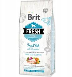 Brit Fresh Kutyaeledel, hal, sütőtökkel, 12kg