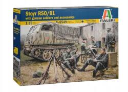 Italeri Katonai 6549 modellkészlet Steyr RSO/01 Német Katonákval (1: 35) (I6549)