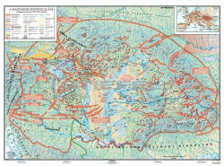 Stiefel A magyar nép vándorlása és a Honfoglalás kétoldalas óriás térkép-poszter
