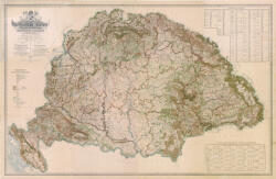 Stiefel Magyarország erdészeti falitérkép keretezett - stiefelbolt - 83 900 Ft