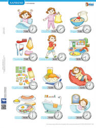 Stiefel Napirend / Idő fixi tanulói munkalap DUO