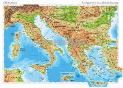 Stiefel Dél-Európa domborzata DUO