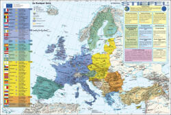 Stiefel Az Európai Unió (a tagok és tagjelöltek zászlóival) falitérkép - stiefelbolt - 49 990 Ft