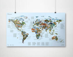  Mountain Bike térkép keretezett kivitelben