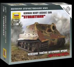 Zvezda Wargames (II. világháború) katonai 6205 Sturmtiger német nehéz rohamágyú (1: 100) (4600327062055)