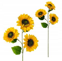 Inspiruj Napraforgó ág napraforgó virágokkal 90 cm Művirágok vázába (HD00420)
