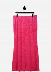 Shein Rózsaszín Virágos Maxi Szoknya (2XL) (586814)