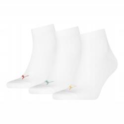 PUMA unisex női zokni, negyed sima, 3 db-os (938589 22)