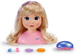 Baby Born Carla fésülködő feje, fésű, csatok, hajgumi (838846)