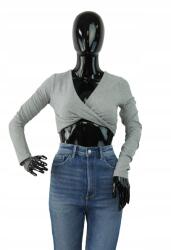 Even&Odd Szürke Bordázott Hosszú Ujjú Felső (34) (356793)