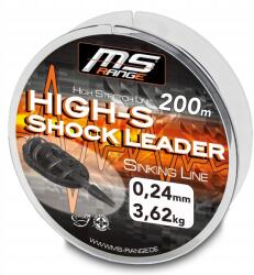 MS Range High-S Shock Leader 0, 24 mm 200 m (1406424)
