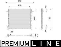 MAHLE Radiator, racire motor MAHLE CR 2788 000P (CR 2788 000P)