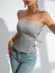 Shein Szürke Csat Felső (M) (576052)