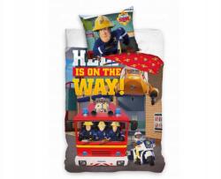 Carbotex Pamut ágyneműhuzat kiságyhoz, Tűzoltó Sam, 100/135+60/40, FS225026 (Pościel Do Łóżeczka Niemowlęca Strażam Sam)