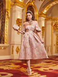 Shein Jacquard MIDI Cipzáras Ruha (xs) (586721)