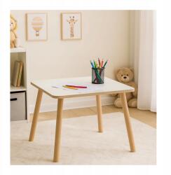  Gyerekasztal 50 x 60 x 47 cm Mdf fa, bútorok gyerekszobába (Stolik 50x60 niemalowany dla dzieci)