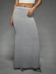 Missguided Világosszürke Csillogó Szoknya (L)