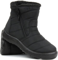 News Női Hócipő News 4354 Cipzáras, Fekete (21SN26-4354)