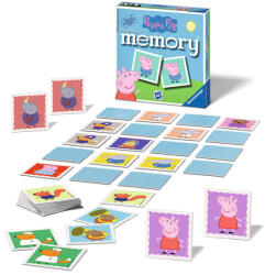 Ravensburger Peppa Pig Mini memóriajáték, 48 db-os (21376)