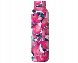 Stor Quokka Solid, rozsdamentes acél kulacs termosz Pink Bloom, 850ml, 40194 (40194)