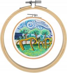 Decortrend Bambusz Tambura Fa Hímző Karika 20CM (5200455)