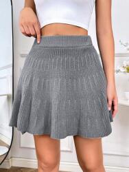 Shein Szürke Kötött Mini Szoknya (L) (575475)