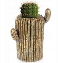 Mondex Virágtartó fedél arany kaktusz 34, 5 cm (8720573534376)
