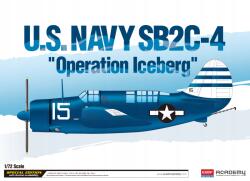 Academy 12545-ös számú modellkészlet USNavy SB2C-4 "Operation Iceberg" Le: (1: 72)