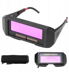  Napelemes Hegesztőszemüveg, anti-ultrafiolet, infravörös sugárzás, automatikus fényerőszabályzás (02489)