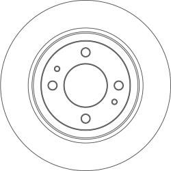 TRW Disc frana TRW DF6561 (DF6561) - automobilus