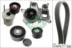 Schaeffler INA Pompa apa + Set curea transmisie cu caneluri Schaeffler INA 529 0369 30 (529 0369 30)