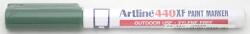Artline Marker cu vopsea Artline 440XF, corp metalic, varf rotund 1.2mm - verde (EK-440XF-GR)