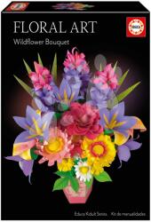 Educa Lucru creativ flori de câmp Floral Art Bouquet of Wild Flowers Educa creează-ți propriul buchet de la 8 ani (EDU20141)