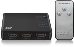 ACT AC7845 4K HDMI Switch 3x1 (AC7845) - dtshop