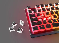 Steelseries PrismCAPS Universal Double Shot PBT Keycaps Black UK (60218) - dtshop