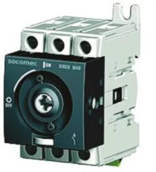 Socomec Szakaszoló kapcsoló 125A 3P ráépíthető sorolható fix M3 SOCOMEC hajtás nélkül (22003011)