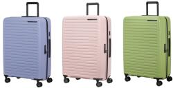 Samsonite RESTACKD négykerekű, világos tónusú bővíthető nagy bőrönd 75 cm 150705 - taskaweb