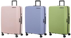 Samsonite RESTACKD négykerekű, világos tónusú bővíthető óriás bőrönd 81cm 150706
