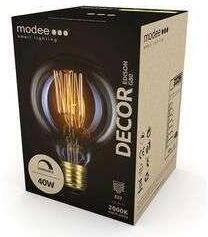 Modee Lighting Decor Edison izzó G80 40W E27 360° 2000K (ML-DEG8040WE27)