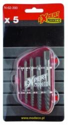 Modeco Expert N62390 Törtcsavar kiszedő 5db-os készlet M3-M18 (3083)