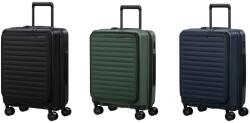 Samsonite RESTACKD négykerekű, sötét tónusú bővíthető , laptoptartós kabinbőrönd 55 cm 150703 - taskaweb
