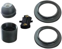 Gao Foglalat Csillár + Gyűrű E27 Fekete (0718h)