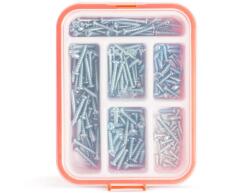 Handy Önmetsző csavar készlet - 3.5-5 mm - 210 részes (04285) - zsvill
