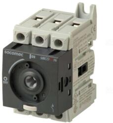 Socomec Szakaszoló kapcsoló 16A 3P ráépíthető sorolható fix M1 SOCOMEC hajtás nélkül (22003000)