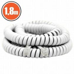 20113 Telefon Vezeték Spirál Fehér 1.8fm (20113)